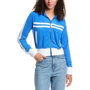 Katiejnyc Womens Margot Terry Track Jacket, Blue